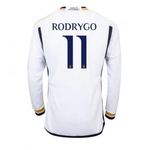 Maillot de foot Real Madrid Rodrygo Goes #11 Domicile 2023-24 Manche Longue